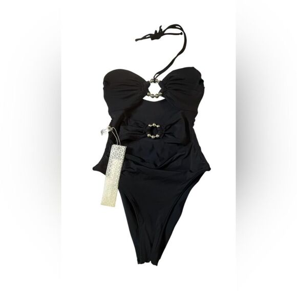 DEVON WINDSOR Nala Swimsuit black NWT - Picture 2 of 6